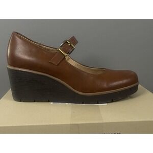 SOUL Naturalizer Adore Shoes Womens Size 9 W Brown Mary Jane Wedge Platform